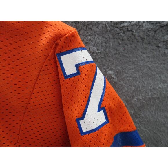 Vintage Sand-Knit Denver Broncos John Elway NFL Football Jersey Size Large - Picture 5 of 16